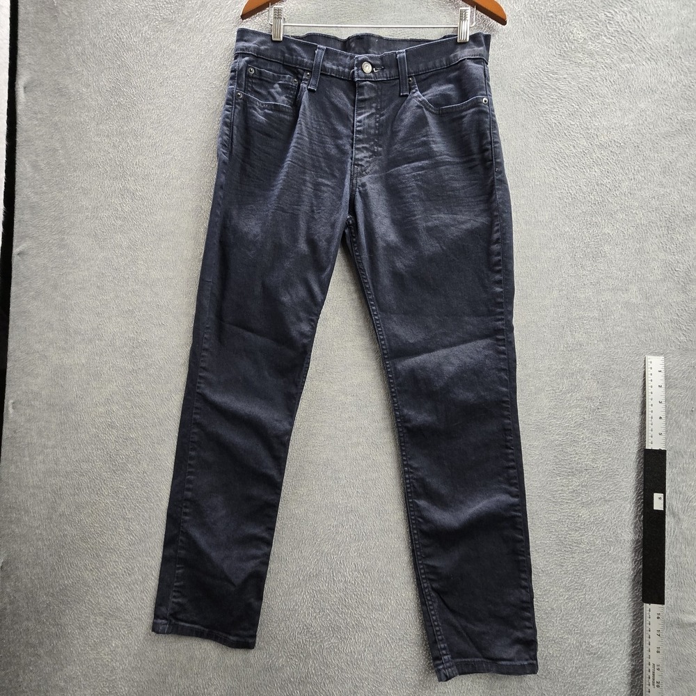 Levi's 511 Men Jeans 33X32 Dark Blue Denim Slim 28" Inseam